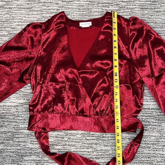 New Lovers and Friends Kelly Top in Wine Red Medium Revolve - Picture 7 of 13